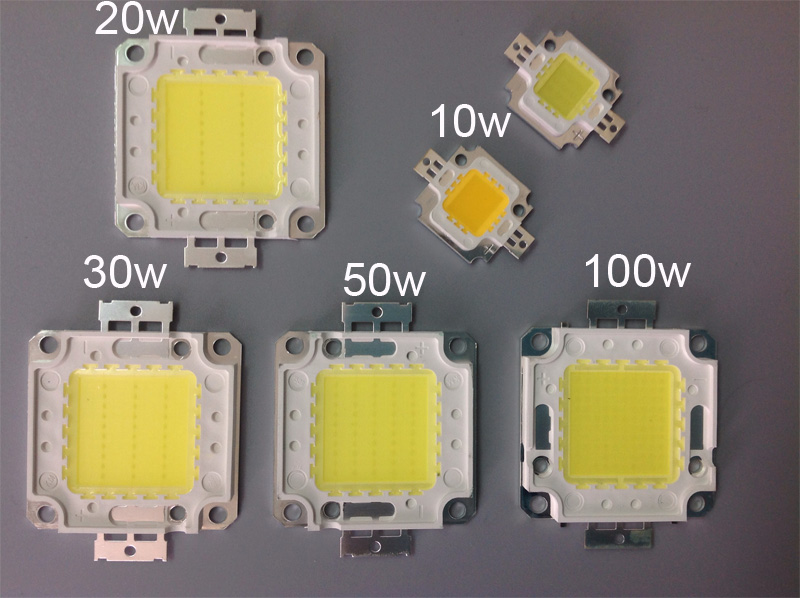 50PCS 110V LED Chip chip-on-board fonte di luce 50w senza driver senza saldatura chip per far crescere. 
